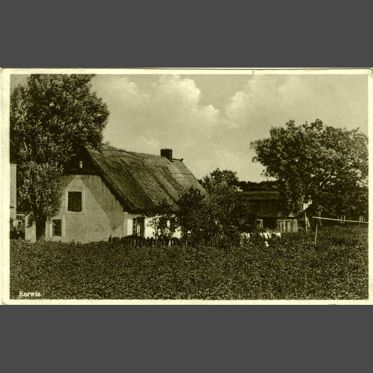 Karwia rok 1919 - wędzarnia Pawła Albrechta