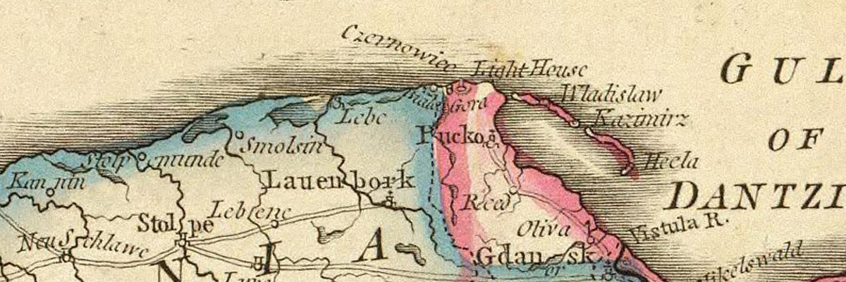 inna mapa z roku 1799
