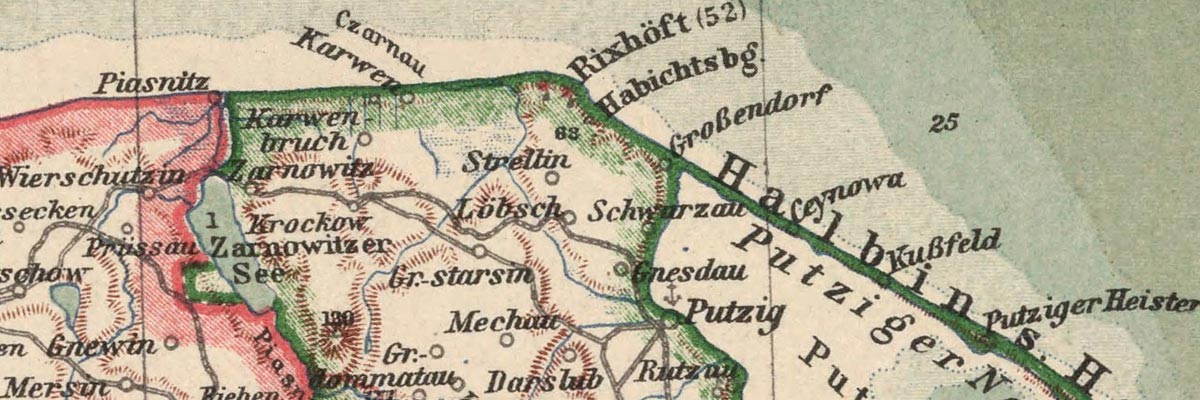inna mapa z roku 1925