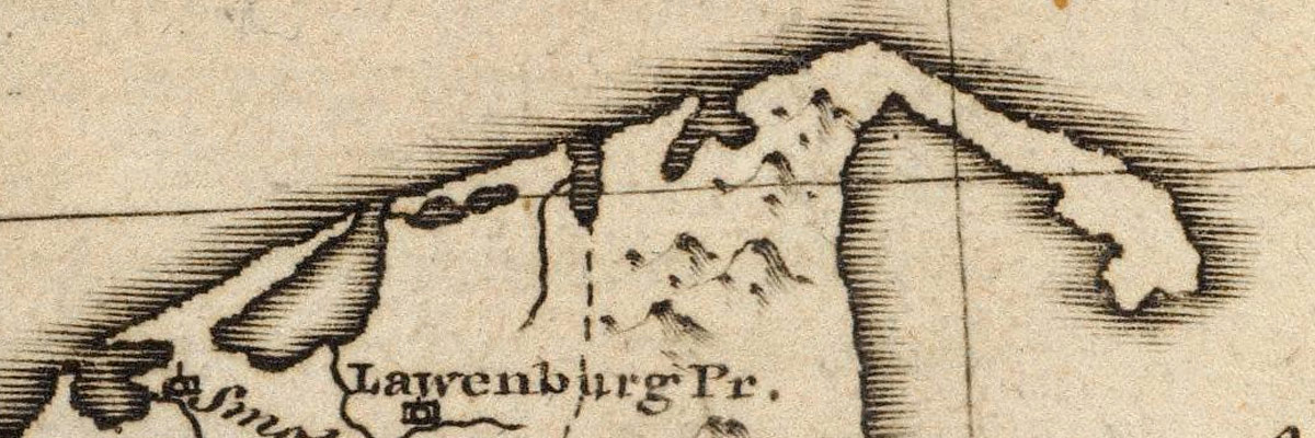 mapa z roku 1747
