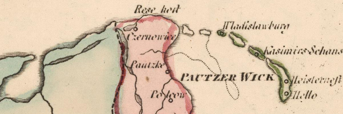 inna mapa z roku 1795