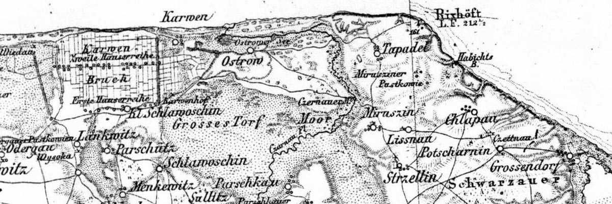 inna mapa z roku 1806