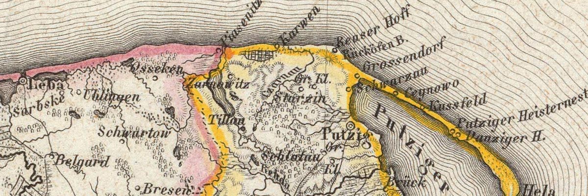 inna mapa z roku 1847